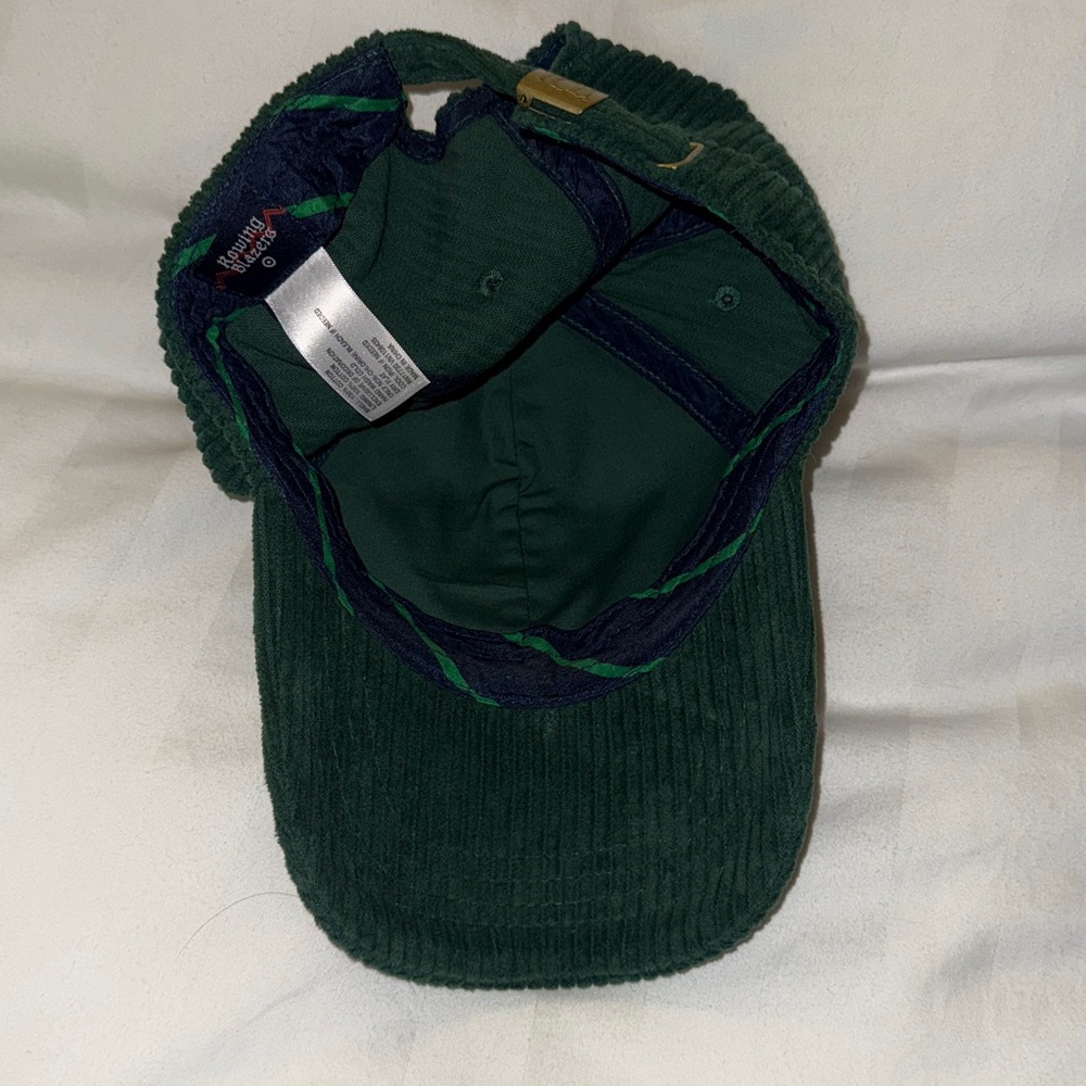 Rowing Blazers x Target Green Corduroy Logo Baseball Hat Fall Preppy Red Yellow - Picture 5 of 6